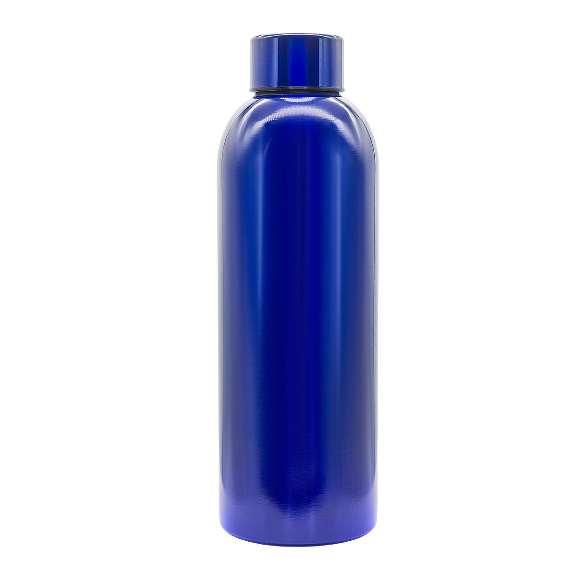 R08106.42 - Butelka stalowa Morio 750 ml, granatowy
