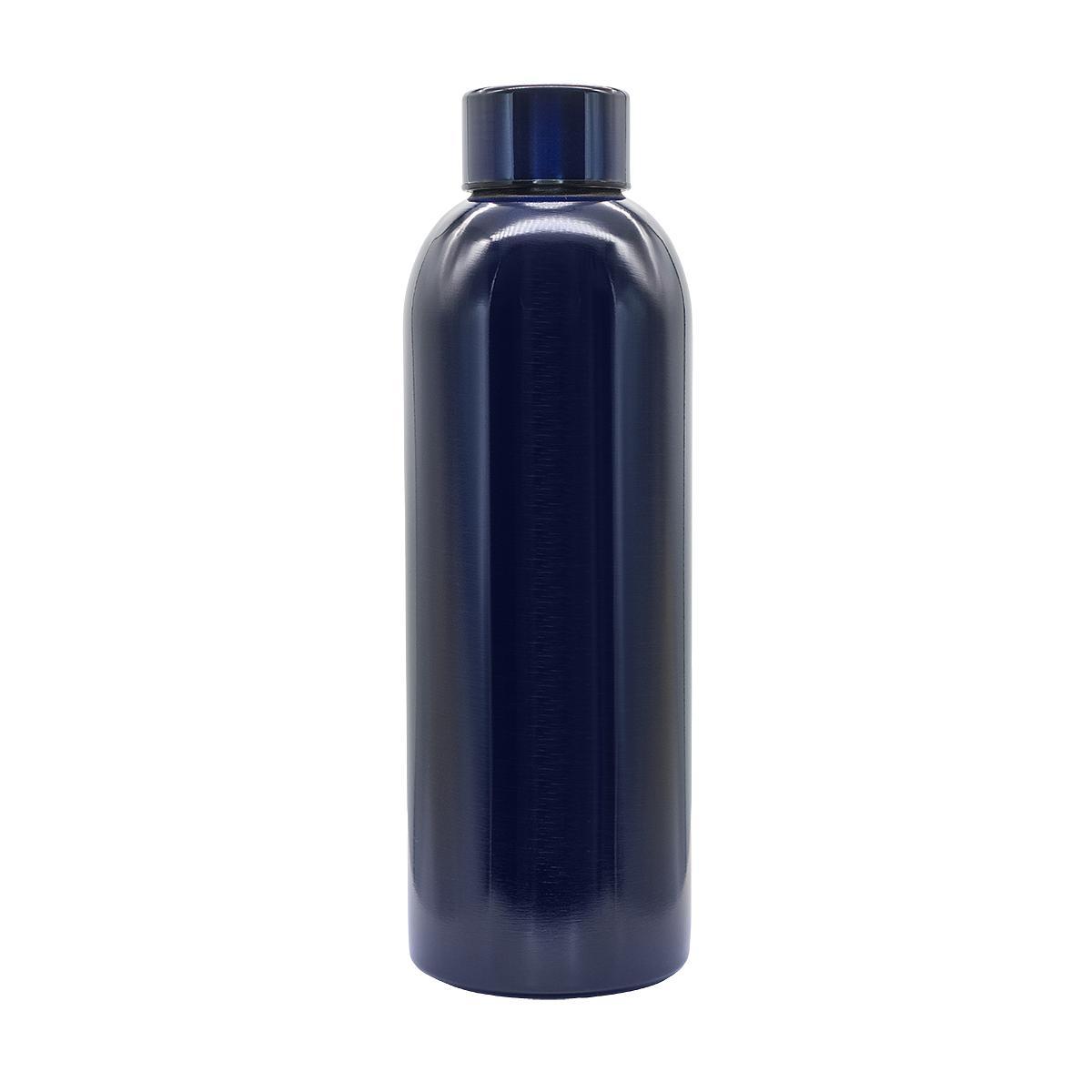 R08106.42 - Butelka stalowa Morio 750 ml, granatowy