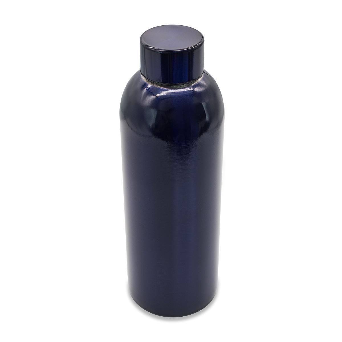 R08106.42 - Butelka stalowa Morio 750 ml, granatowy