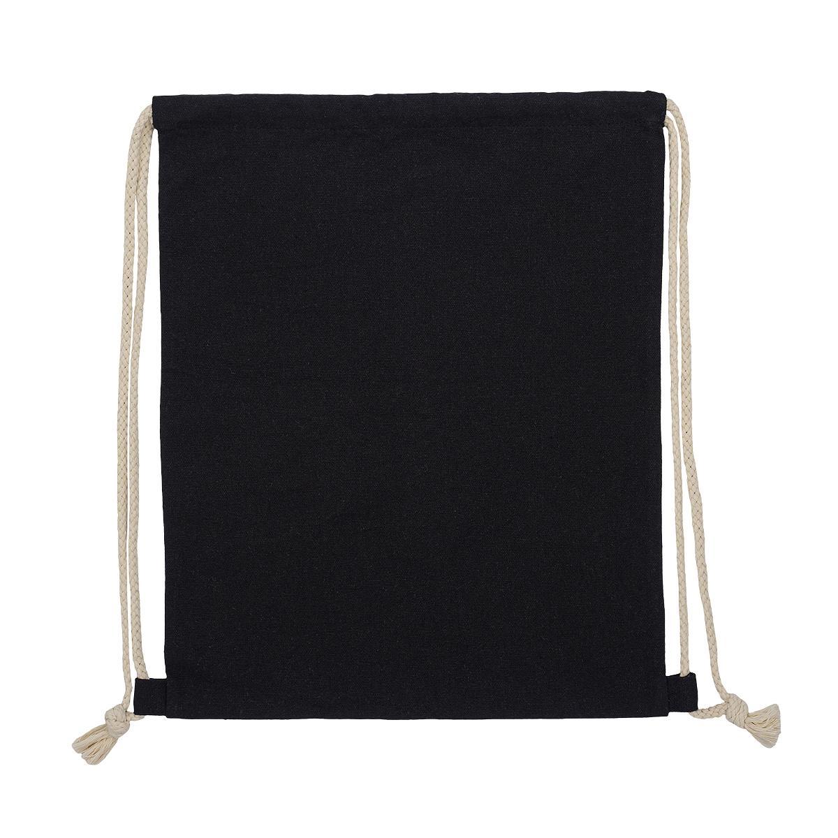 R08484.02 - Plecak bawełniany 340g/m2 Preston, czarny