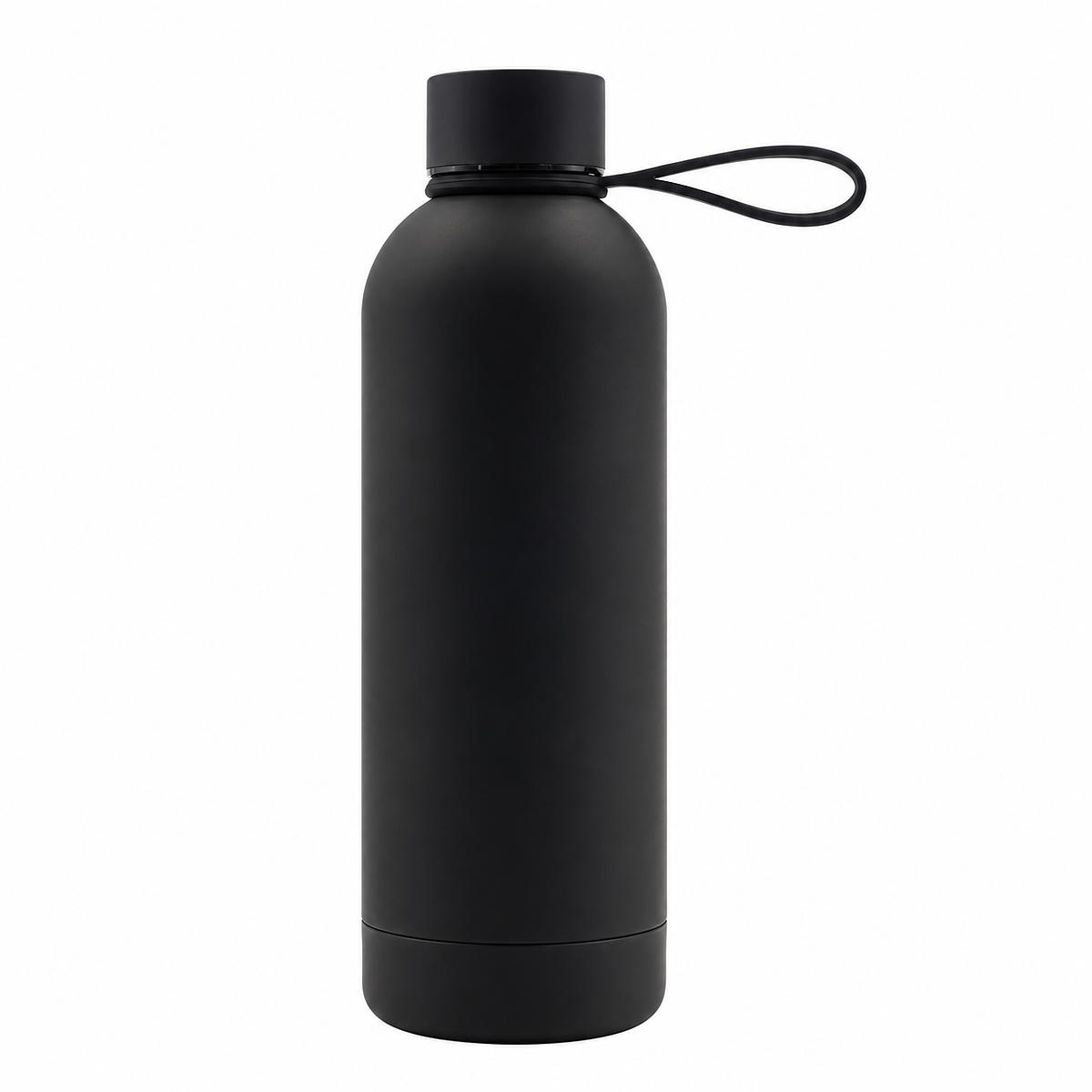 R08993.02 - Butelka termiczna z uchwytem Mendoza Duo 500 ml, czarny