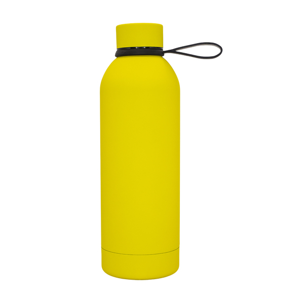 R08993.03 - Butelka termiczna z uchwytem Mendoza Duo 500 ml, żółty