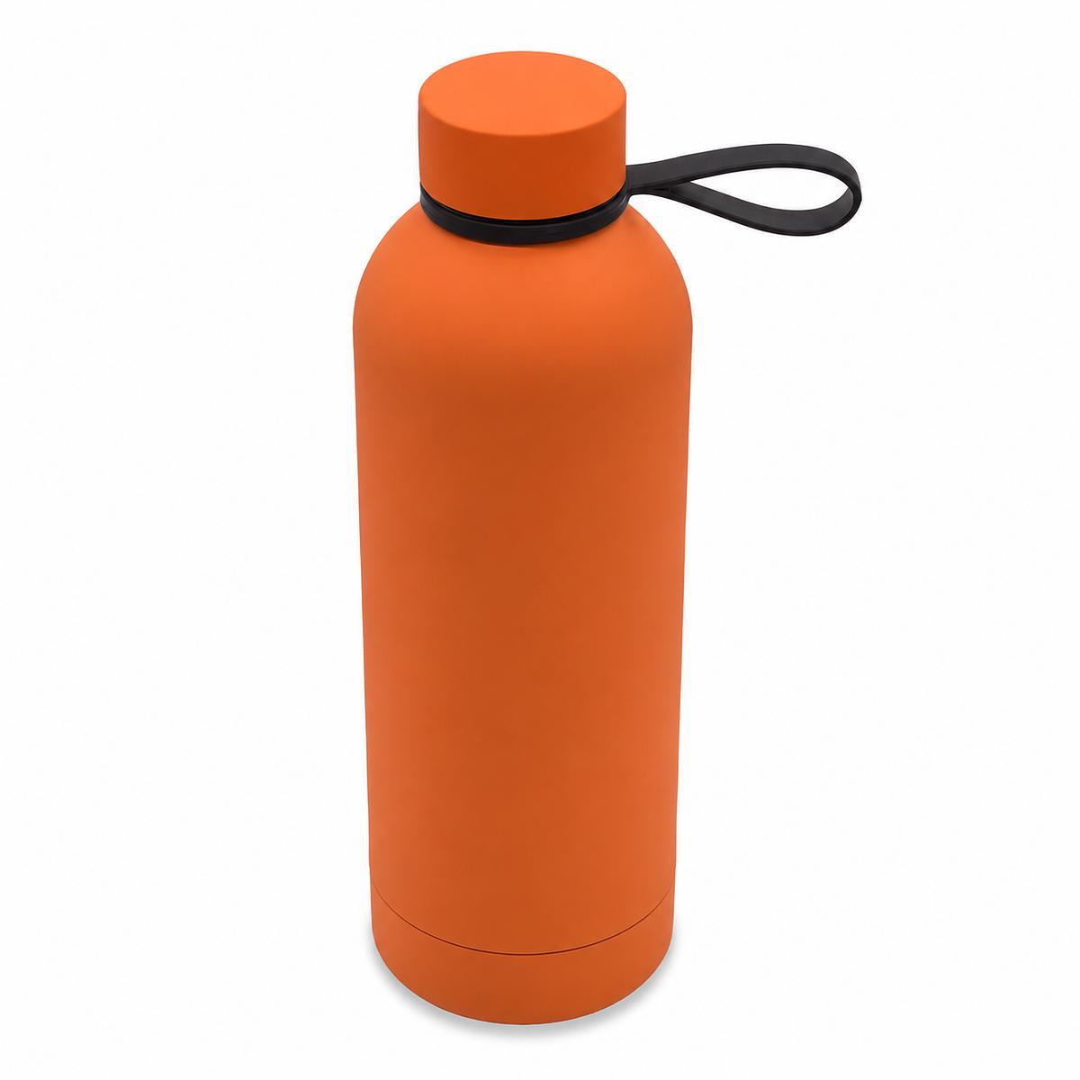 R08993.15 - Butelka termiczna z uchwytem Mendoza Duo 500 ml, pomarańczowy