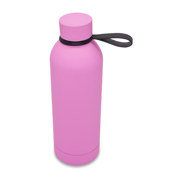 R08993.33 - Butelka termiczna z uchwytem Mendoza Duo 500 ml, różowy