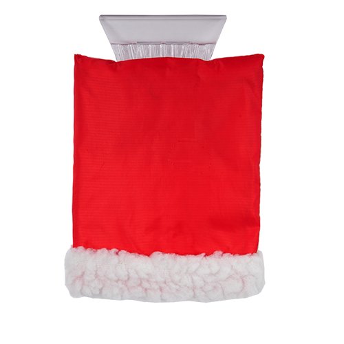 R17781.08 - Skrobaczka do szyb z rękawicą, czerwony 