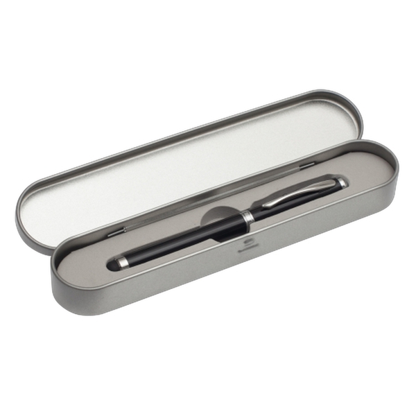 R35423.02.O - Długopis ze wskaźnikiem laserowym Supreme – 4 w 1, czarny 