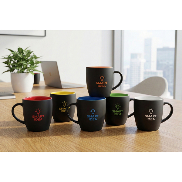 R85327.02 - Kubek ceramiczny Esla 345 ml, czarny 