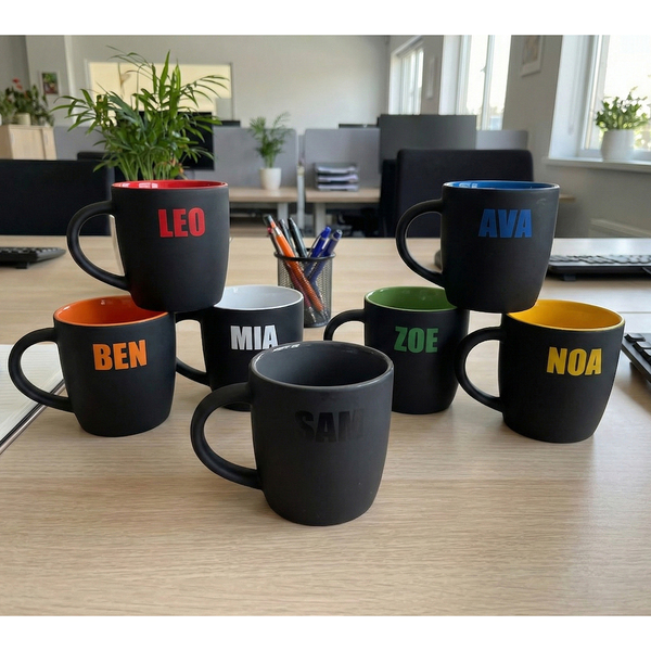 R85327.06 - Kubek ceramiczny Esla 345 ml, biały 