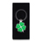 Brelok Clover Luck, zielony/srebrny 