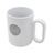 Kubek ceramiczny Pery 480 ml, biały 