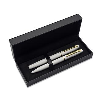 R02351 - Zestaw piśmienniczy Mirrores, biały 