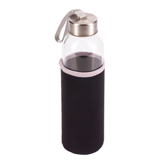 R08276 - Szklana butelka Vim 500 ml, czarny 
