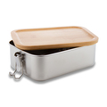 R08208.01 - Stalowy lunch box 800 ml Somerton, srebrny 