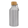 R08411.01 - Butelka aluminiowa Isla 400 ml, srebrny 