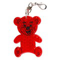 R73235.08 - Brelok odblaskowy Teddy, czerwony 